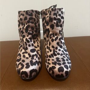 a new day Leopard Print Ankle Boots